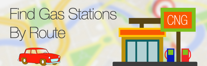 find gas station by rout