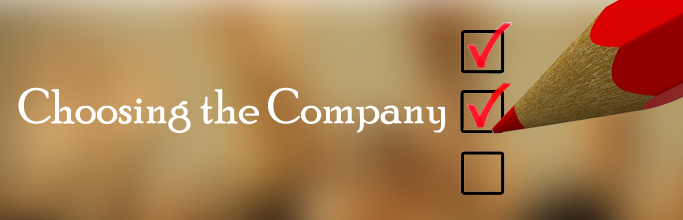 Choosing the Company