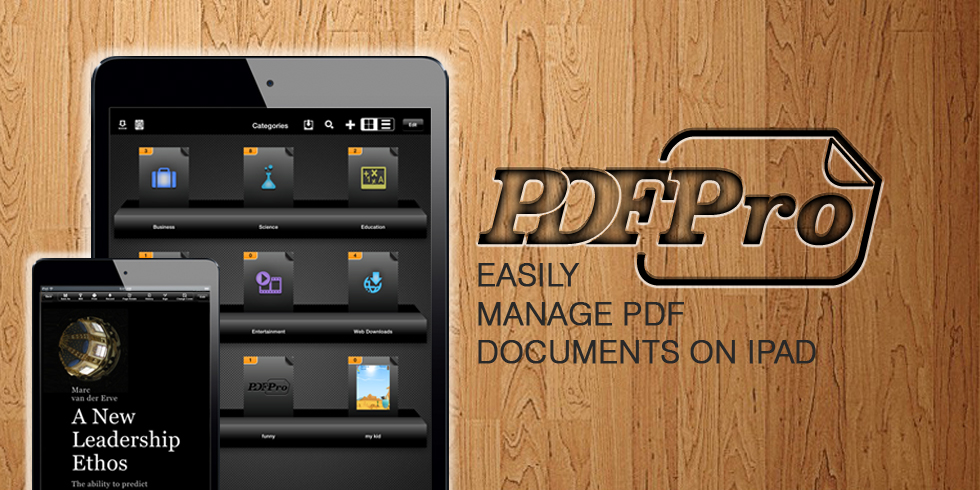 PDFPro – Easily Manage PDF Documents on iPad