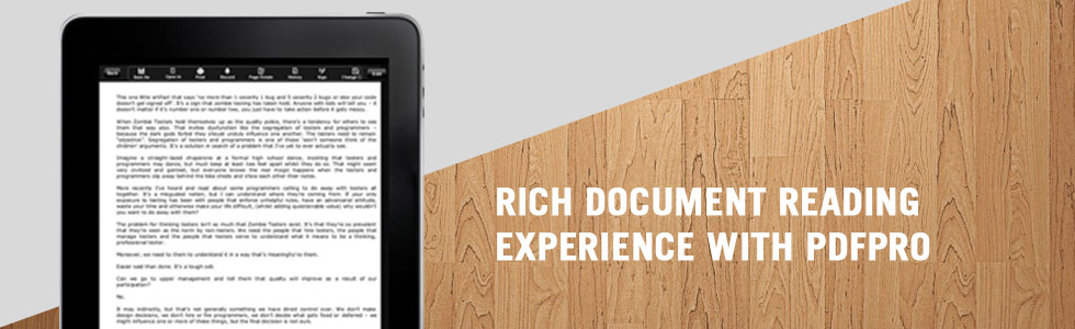 Rich Document Reading Experience with PDFPro