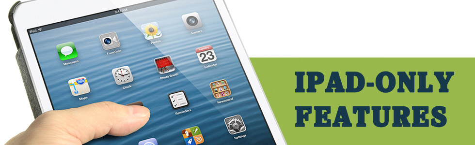ios 9 iPad only Features