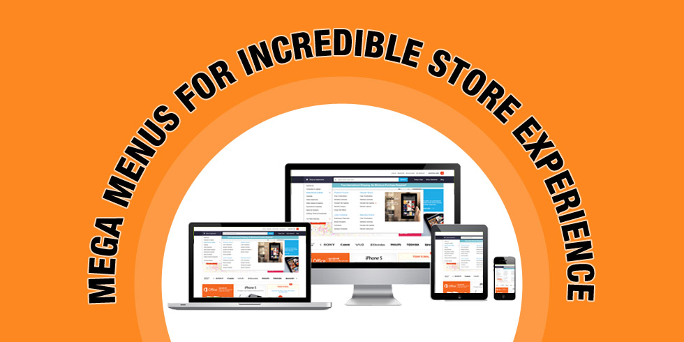 Mega Menu with Drop Down and Static Block Magento Extension