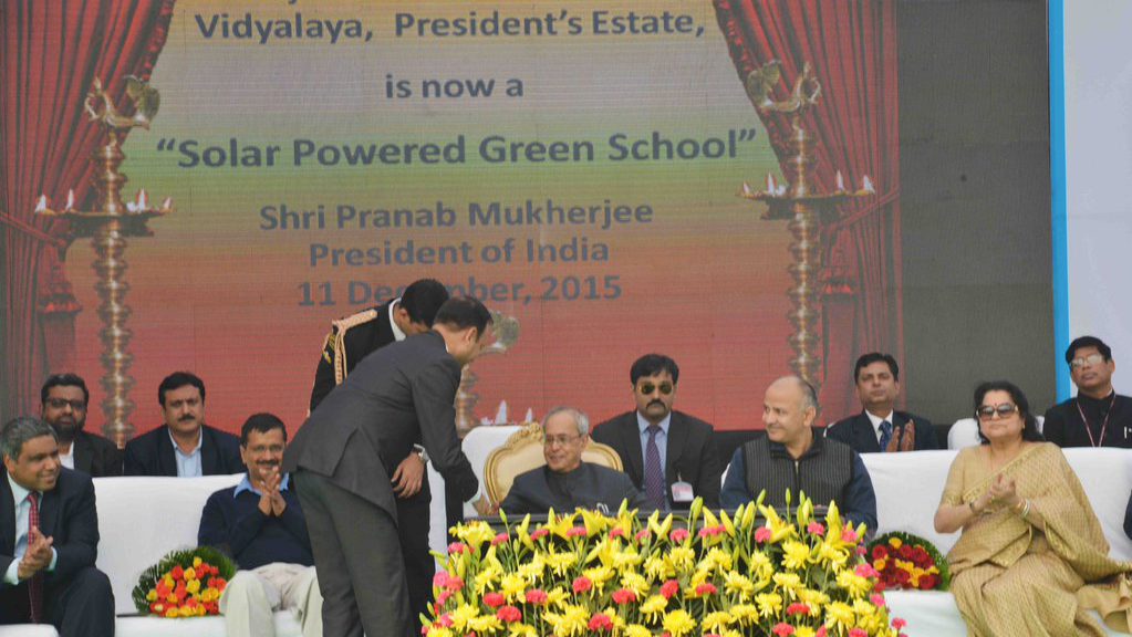 President Pranab Mukherjee Launched the Sajag App