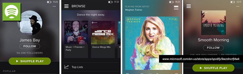 Spotify Windows Mobile App