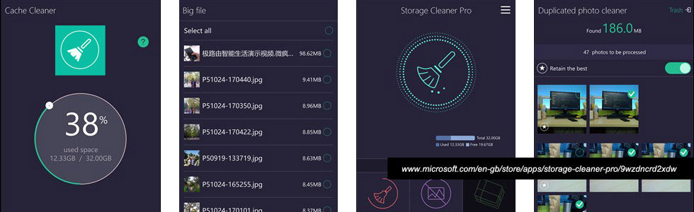 Storage Cleaner Pro Windows Mobile App