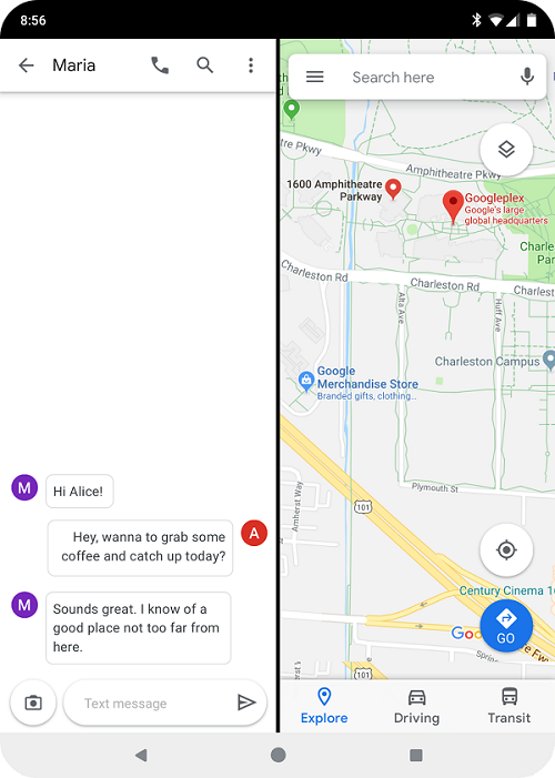 foldable phone support