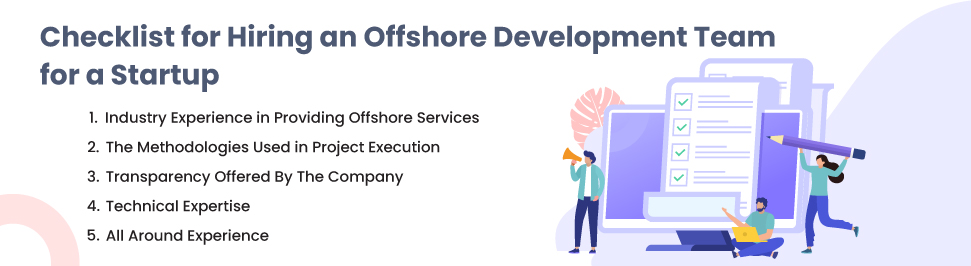 checklist for hiring an offshore development for startup
