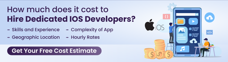 cost to hire dedicated ios developers
