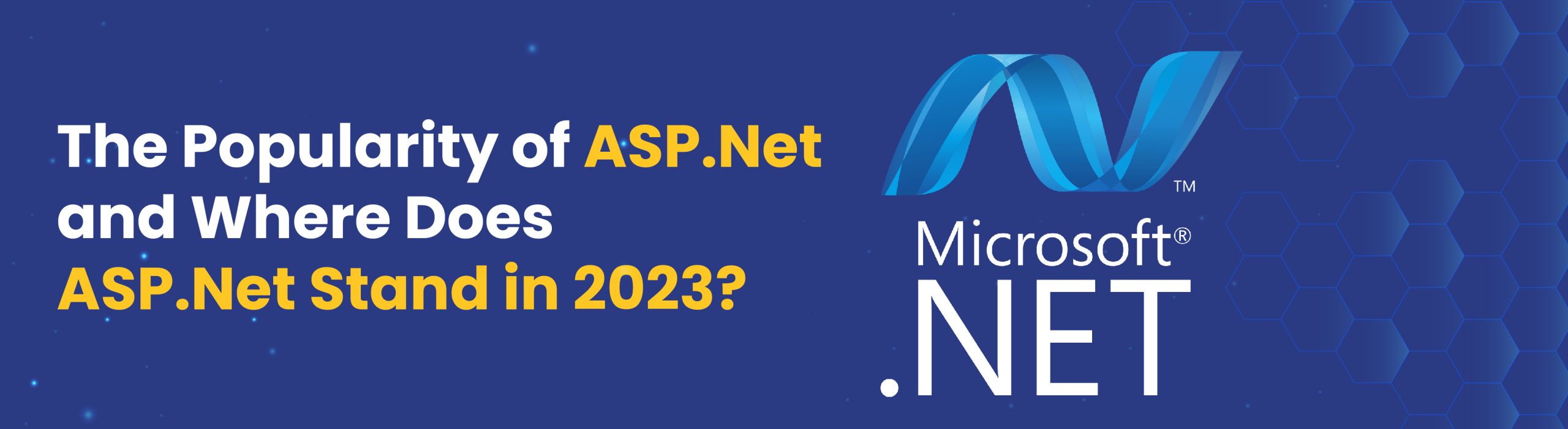 popularity of asp.net development