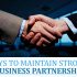 How to Build Relationships with Business Partners